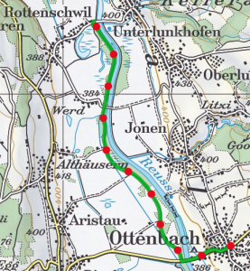 Reuss Uferweg route 277x300